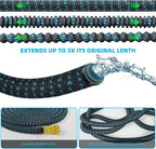100 ft Expandable Garden Hose-2026 Upgraded Expanding Water Hose with 10 Function Nozzle, 3/4" Solid Brass Fittings, 5-Layer Latex Core, No-Kink Flexible Retractable Hose for Patio, RV, Car Washing