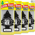 Car Air Freshener | Hanging Tree Provides Long Lasting Scent for Auto and Home | Black Ice, 24 Air Fresheners