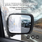 Right Passenger Side Mirror Compatible with Jeep Renegade 2015 2016 2017 2018 2019 2020 2021 2022 2023 Door Mirrors Power Heated with Signal Light Temperature Sensor Prime Paintable (7+2 pins)