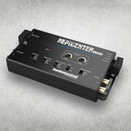 The EPICENTER Micro Bass Restoration Processor & Line Output Converter, Compact Car Audio Bass Booster Enhancer, Line Level & Speaker Level Inputs, Includes Dash Mount Remote Control Knob