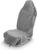 Car Seat Cover Sweat Towel – Waterproof Universal Seat Protector for Gym, Workout, Swimming, Camping & Dog Travel – Washable Car Seat Cover for Cars, Trucks, SUVs & Vans – Grey 29" x 55.5"