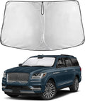 Windshield Sunshade Compatible for Lincoln Navigator 2018-2023 2024 2025, Sun Visor for Front Windshield & Window Sun Shade Cover, UV Heat Blocker & Protector, Car Accessories