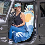 Athletic Running Towel, Full-Sized, Car Seat Cover - Moisture Wicking (Sasquatch)