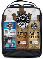 Leather Cleaning And Conditioning Kit With Storage Bag Total Interior Cleaner Microfiber Towels And Applicators Giftable Car And Home Care Set