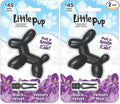 Little Pup 96605 Black Velvet Scent, Car Air Freshener, Clips to A/C Air Vent, Alcohol-Free Fragrance Oil, Non-Hazardous and Non-Toxic Plastic, Set of 1 (Pack of 2)
