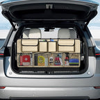 Car Trunk Organizer and Storage, Large Capacity Backseat Hanging Storage Accessories, Backseat Car Organizer for SUV/MPV/Truck (Champagne)
