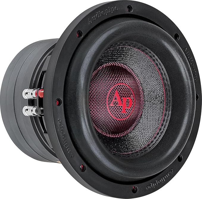8" Quad Stack Composite Cone Subwoofer (TXX-BDC-IV-8), Superior Performance, 1000W, 4 Magnets, BASV Voice Coil, Aluminum Basket, Multi-Connect, Non-Press Paper Cone, 2 x 4 Ohms