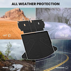 Cargo Trunk Mat with Backrest Mats for Mazda CX5 2025 2024 2023 2022 2021 2020 2019 2018 2017 All Weather TPE Rear Cargo Liner Custom Fit Waterproof CX 5 Seat Back Mat Accessories, Black