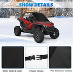 600D UTV Windshield Snow Cover Compatible with Polaris RZR Pro XP/Turbo R/Pro R 2020-2026, Transport Windshield Protector for Ice and Snow