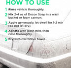 Decon Soap - High-pH Decontamination Shampoo - Alkaline Degreasing Agents and Biodegradable Ingredients - 16 oz