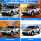 Windshield Cover for Ice and Snow, Heavy Duty 600D Windshield Snow Cover with 2 Mirror Covers Waterproof Car Cover for Snow Windshield Protector for Cars, SUVs, Trucks (77"x47")