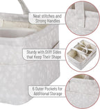 Mr. Pen- Baby Diaper Caddy Organizer, Patterned Gray | Nursery Storage Bin and Car Organizer for Diapers and Baby Wipes