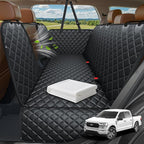 Dog Car Seat Cover for Pets 100% Waterproof Seat Cover Hammock 600D Heavy Duty Scratch Proof Nonslip Durable Soft Back Seat Covers for Cars Trucks and SUVs