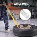 Tire Bead Breaker Slide Hammer, 46.3" Length Heavy Duty Steel Tire Bead Breaker, Portable Tire Changing Sliding Impact for Car Truck Trailer Tire Removal