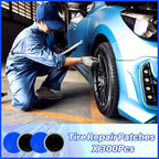 300 Pcs Heavy Duty Tire Patches Radial Patch Round Cold Tyre Puncture Tool Kit for Car Truck Motorcycle Automobile Bike Inner Tire (58 mm)