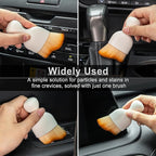 Car Detailing Brushes, Car Interior Dust Sweeping Soft Brush, Soft Bristles Brush Cleaning Tool for Automotive Dashboard, Air Conditioner Vents, Computer, Scratch Free(White)