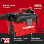 CMCV002B 20V Max 2 gallon Wet Dry Vac (Tool Only) - Amazon Vine