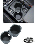 Cup Holder Insert for Forester 2026 2025 Accessories Center Console Cup Holder TPE Non-Slip Front Drink Stopper Organizer for 2025 Forester Interior Decoration Black