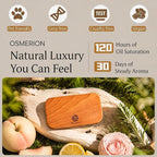 Car Air Freshener - Wood Air Freshener for Visor Clip - Long Lasting Car Odor Eliminator - Vehicle Scent Diffuser - (Vanilla + Lemonade + White Peach + Rose Cedar, CLIP INCLUDED)