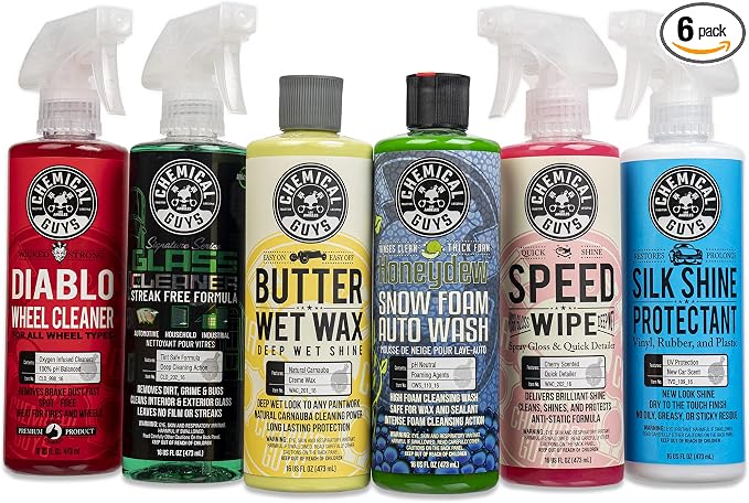 HOL126REF Arsenal Builder Car Wash Foam Blaster Car Care Cleaning Chemical Refill Kit (6-16 fl oz Products) Great for Cars, Trucks, SUVs, Motorcycles, RVs, Jeeps & More