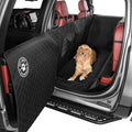 XL Floor Cover with Door Protection, Black – As Seen on Shark Tank – Fits Full Size Crew Cab Trucks with Fold Up Seats, Waterproof & Machine Washable – Sturdy XL Dog Hammock for Truck
