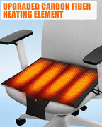 10000mAh Heated Seat Cushion Battery Operated - Foldable Portable USB Rechargeable Heating Seat Cushion for Office, Bleacher, Stadium