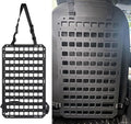 Rigid MOLLE Panel for Car Seat Back Organizer Vehicle EDC Tactical Gear Holder Pouch Holster Mount Rack Modular Storage Plate Auto Interior Accessories for Truck Pickup SUV Van