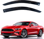 KPY Rain Guards Fit for 2015-2023 Ford Mustang, Out-Channel Window Visors Vent Wind Deflectors 2PC, Car Accessories for 15-23 Mustang