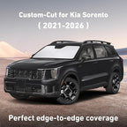 Windshield Sunshade Compatible for Kia Sorento 2021-2024 2025 2026, Sun Visor for Front Windshield & Window Sun Shade Cover, UV Heat Blocker & Protector, Car Accessories