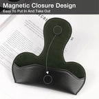 KINIVA Sunglass Clip & Holder, Magnetic Glasses Case for Car Organizer
