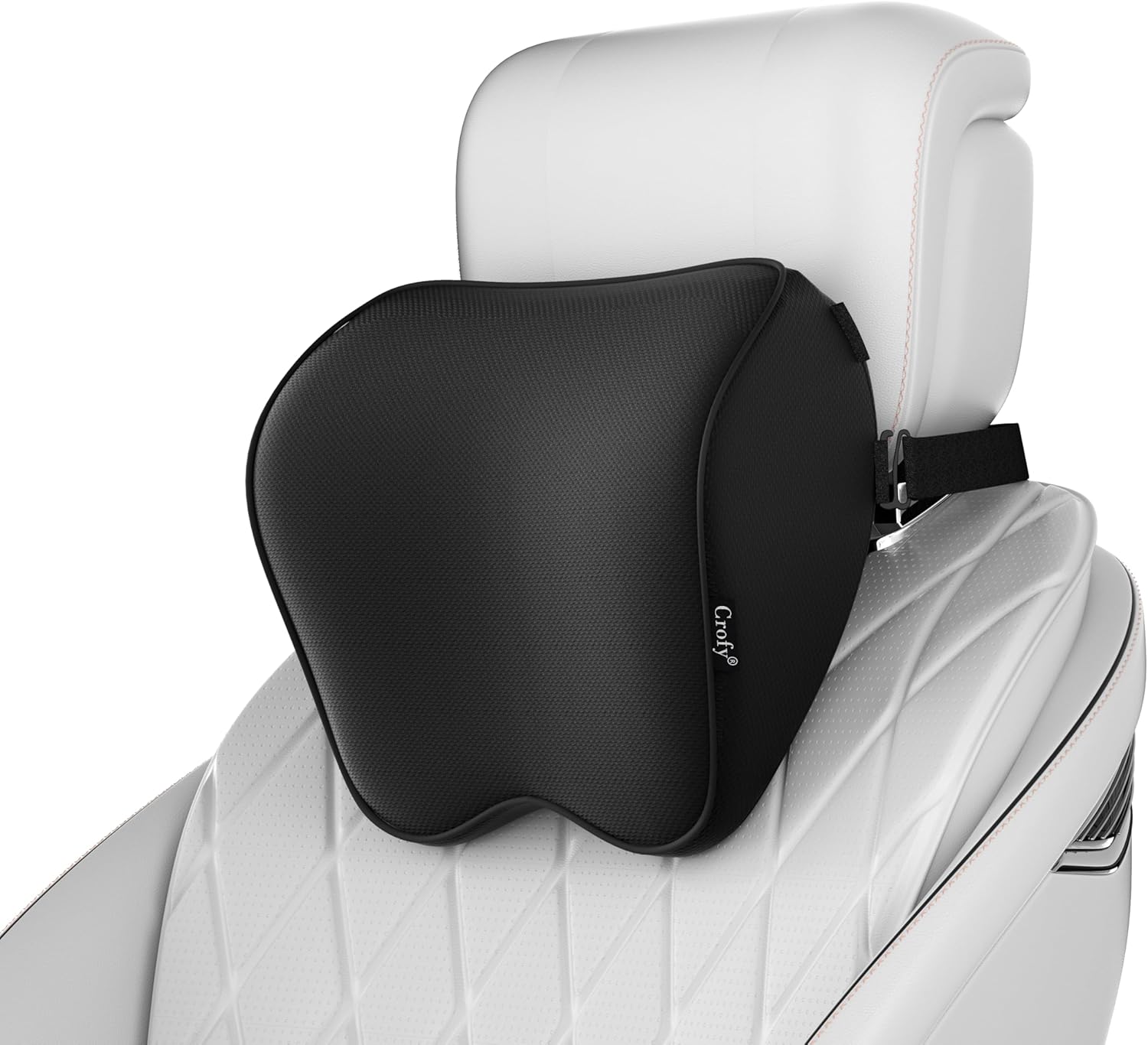 Car Neck Pillow (2-Pack) — Memory Foam Headrest Cushions