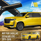 Extra Durable Window Deflectors in-Channel Window Visors Rain Guards Fit for Cadillac Escalade ESV 2021-2026, Sun Visors, Wind Vent for Shades, Exterior Car Accessories - 4 pcs. AG0889