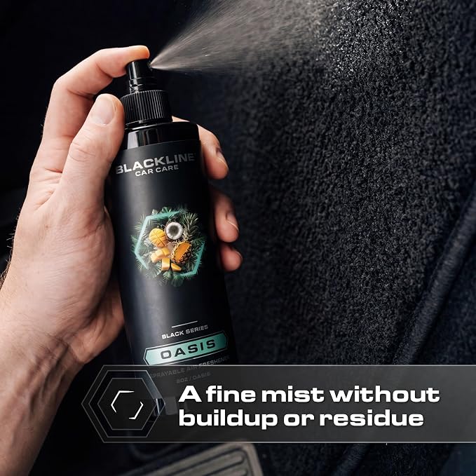Leather Car Air Freshener Spray, Premium Odor Eliminator for Cars, Trucks, RVs, SUV, or Home Use - 8 fl OZ - Air Freshener - Leather Spray