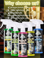 Kingvo Car Interior Cleaner, Interior Cleaner Carpet Dashboard Vinyl Sofa Leather Shiny Car Stuff Detailing Kit Cleaning Supplies,Lemon Scent