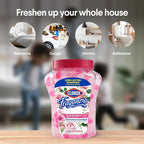 Fraganzia Crystal Beads Air Freshener, Long Lasting Room Deodorizer and Odor Eliminator Gel Beads to Freshen Home, Car, or Office, Sweet Rosewater Scent, 12 Fl Oz