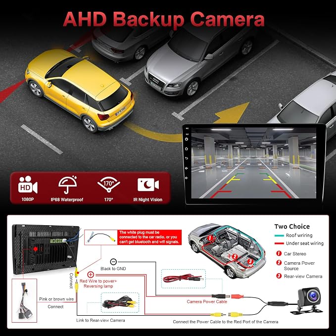 Car Radio for Honda Civic 2006 2007 2008 2009 2010 2011 with Apple Carplay Android Auto 2+32GB 10.1" Touch Screen Stereo for Honda Civic with in-Dash GPS, WiFi, BT, DSP, Backup Camera, MIC