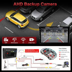 Car Radio for Honda Civic 2006 2007 2008 2009 2010 2011 with Apple Carplay Android Auto 2+32GB 10.1" Touch Screen Stereo for Honda Civic with in-Dash GPS, WiFi, BT, DSP, Backup Camera, MIC