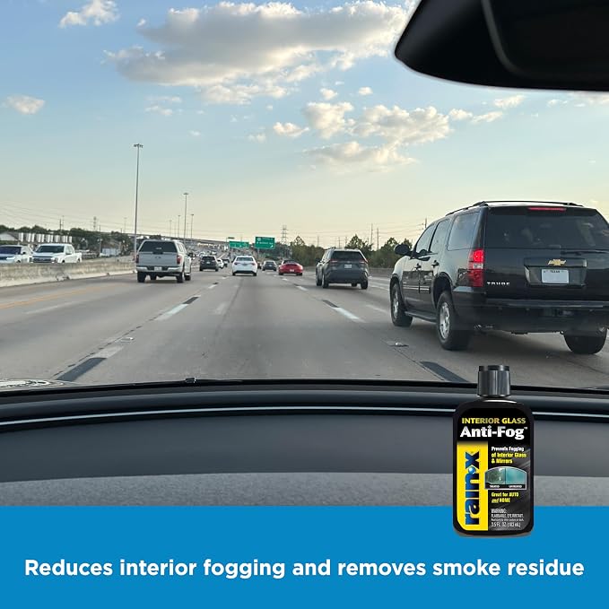 AF21106D Glass & Mirrors Anti-Fog Treatment, Prevents Fogging & Steaming on Windshield and Visors, Improves Visibility, Great for Auto & Home