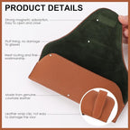 Magnetic Sunglass Holder for Car Visor, Leather Car Glasses Holder | Brown Visor Accessories Eyeglasses Holder Glasses Storage Case
