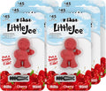 Little Joe 96407-6PK Cherry Scent Car Air Freshener Vent Clip, Fights Odors for up to 45 Days, Long-Lasting Freshness, Cute Car Odor Eliminator, Pack of 6