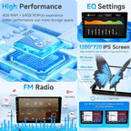 Android 13 Car Radio for Hyundai Elantra 2011 2012 2013 Stereo Upgrade with Wireless Carplay Android Auto 9'' IPS Touchscreen with GPS Navigation Bluetooth SWC WiFi Backup Camera MIC（4+64G）