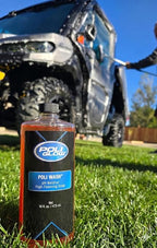 Poli Glow Poli Wash – 16 oz Concentrated Foaming Boat & RV Soap – pH Neutral, Biodegradable Cleaner – Safe for Poli Glow, Ceramic Coatings, Fiberglass, Gel Coat, Aluminum & Painted Surfaces