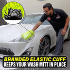 CWS_101_16W Car Wash Starter Bundle - Maxi-Suds II Foaming Car Wash Soap, 16 oz, Cherry Scent + Green Chenille Wash Mitt (2 Items) Works on Cars, Trucks, SUVs, RVs & More