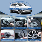 Windshield Cleaner Tool, 13Pcs Car Interior Cleaning Kit, Car Detailing Kit Interior Cleaner, Car Detailing Brushes, Car Cleaning Gel, Inside Cleaning Supplies Accessories for Women Men