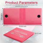 Car Registration and Insurance Card Holder, Vehicle Glove Box Car Organizer, Interior Car Accessories for Documents, Cards, License - 2 Pack