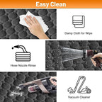 Waterproof Dog Hammock for Truck, Compatible with F150/RAM, Orange | Visible Mesh Window,Great Gift,Storage Pockets,Effortless Cleaning, designed for full-size trucks, water-resistant polyester