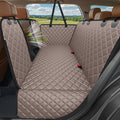 4 in 1 Dog Car Seat Cover for Back Seat, Waterproof Dog Hammock with Mesh Window and Side Flap Pet Car Seat Protector Dogs Backseat Cover for Cars, SUVs & Mid-Size Trucks