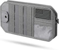 molle Tactical Sun Visor Organizer car Zipper Storage Pouch & Glasses Clip | Police Tactical Visor Molle Panel Interior Vehicle pocket Accessories for Truck Suv Police Car Gear Supplies(Gey)