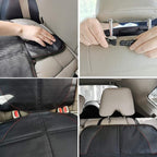 Car Seat Protector for Child, Baby, Pets -1 Pack car seat Cover with Thick Padding- Waterproof Universal Size with Mesh Pockets (Black)