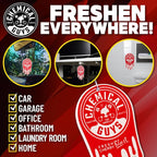 Hanging Air Freshener, Fresh Cherry Scent 6 Pack, Great for Cars, Trucks, SUVs, RVs, Home, Garage, Workspace, Dorm Room & More (2 x 3 Packs) - AIR40602